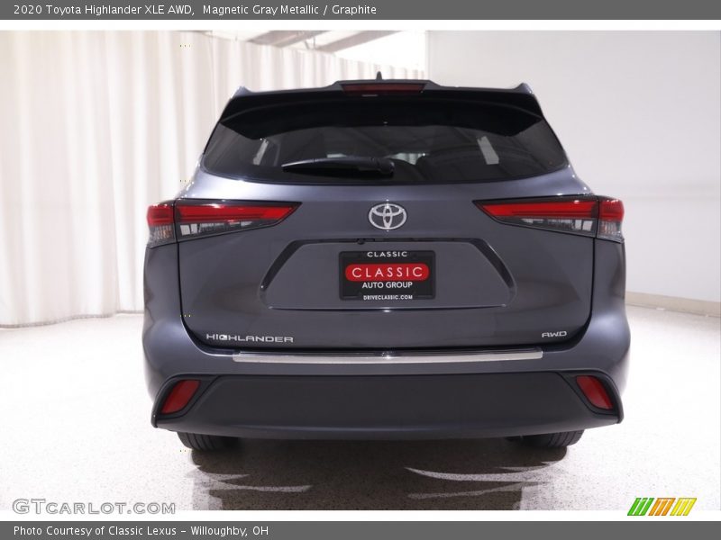 Magnetic Gray Metallic / Graphite 2020 Toyota Highlander XLE AWD