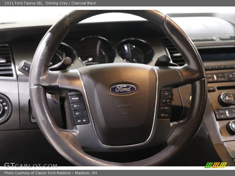 Sterling Grey / Charcoal Black 2011 Ford Taurus SEL