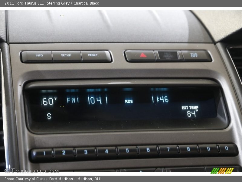 Sterling Grey / Charcoal Black 2011 Ford Taurus SEL
