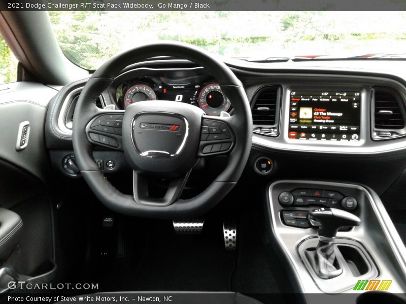 Go Mango / Black 2021 Dodge Challenger R/T Scat Pack Widebody