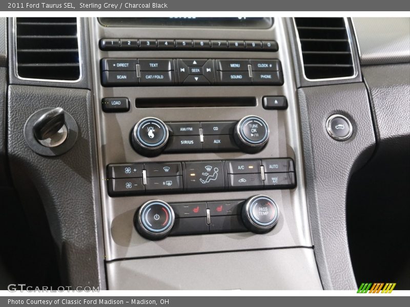 Sterling Grey / Charcoal Black 2011 Ford Taurus SEL