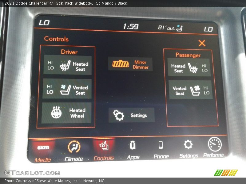 Go Mango / Black 2021 Dodge Challenger R/T Scat Pack Widebody