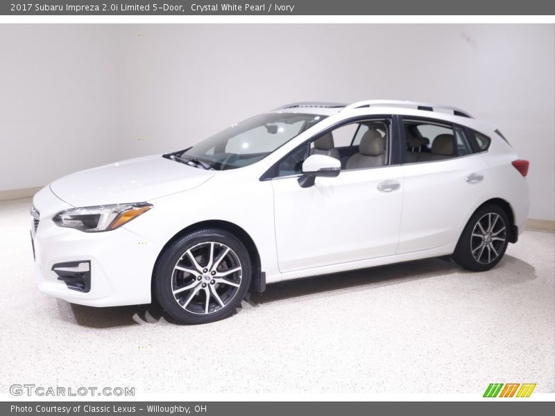 Crystal White Pearl / Ivory 2017 Subaru Impreza 2.0i Limited 5-Door