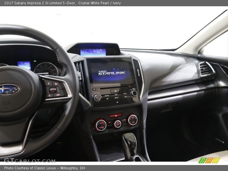Crystal White Pearl / Ivory 2017 Subaru Impreza 2.0i Limited 5-Door