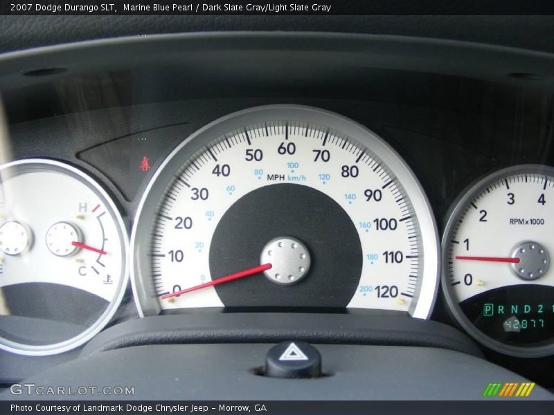 Marine Blue Pearl / Dark Slate Gray/Light Slate Gray 2007 Dodge Durango SLT
