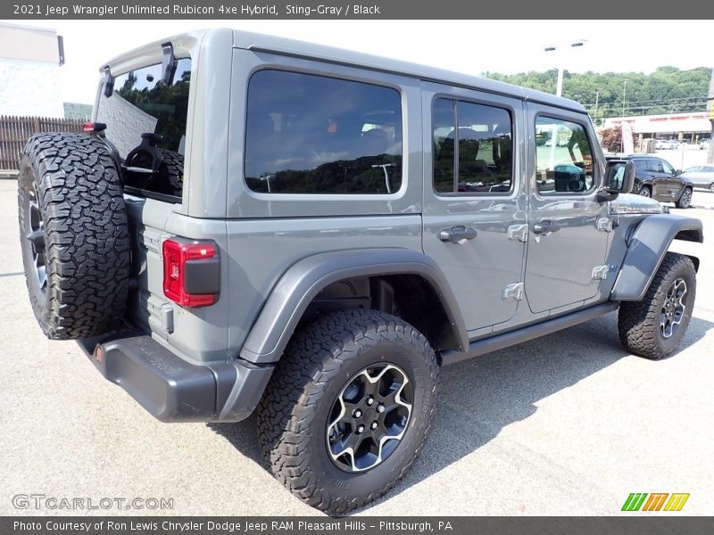 Sting-Gray / Black 2021 Jeep Wrangler Unlimited Rubicon 4xe Hybrid