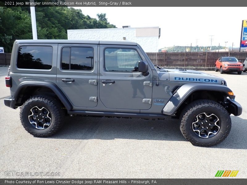 Sting-Gray / Black 2021 Jeep Wrangler Unlimited Rubicon 4xe Hybrid