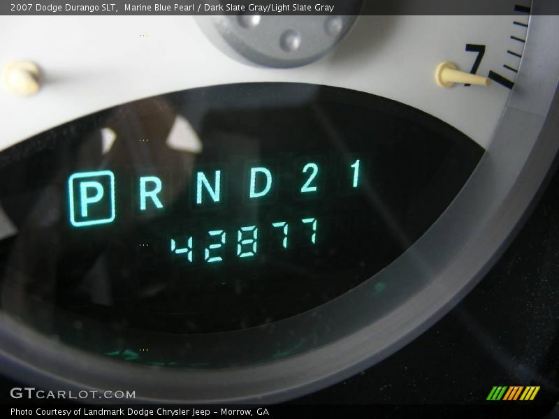 Marine Blue Pearl / Dark Slate Gray/Light Slate Gray 2007 Dodge Durango SLT