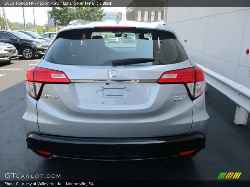 Lunar Silver Metallic / Black 2019 Honda HR-V Sport AWD