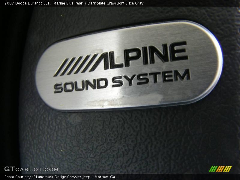 Marine Blue Pearl / Dark Slate Gray/Light Slate Gray 2007 Dodge Durango SLT