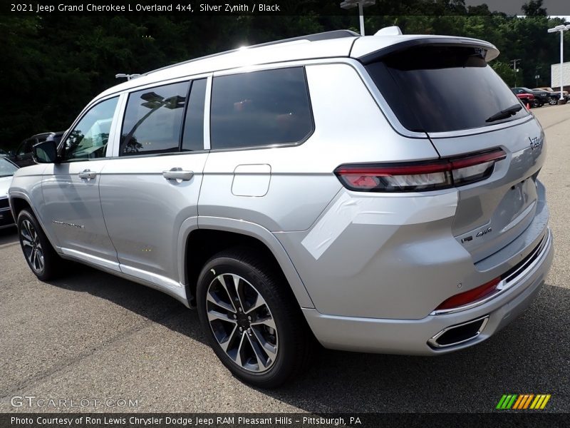 Silver Zynith / Black 2021 Jeep Grand Cherokee L Overland 4x4