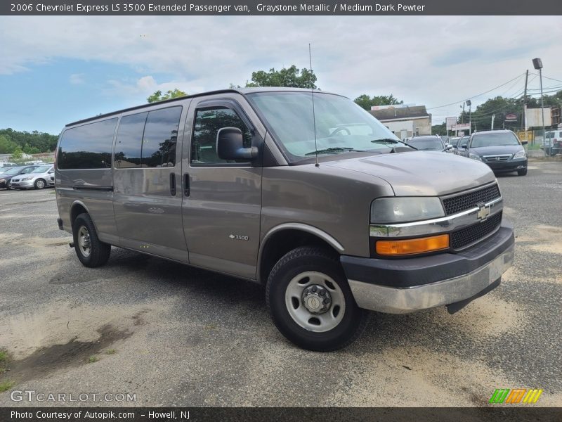Graystone Metallic / Medium Dark Pewter 2006 Chevrolet Express LS 3500 Extended Passenger van