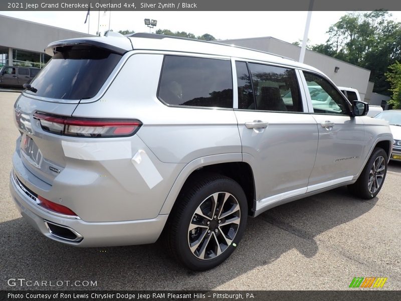 Silver Zynith / Black 2021 Jeep Grand Cherokee L Overland 4x4