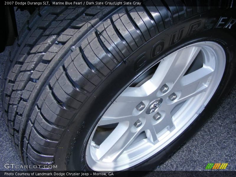 Marine Blue Pearl / Dark Slate Gray/Light Slate Gray 2007 Dodge Durango SLT
