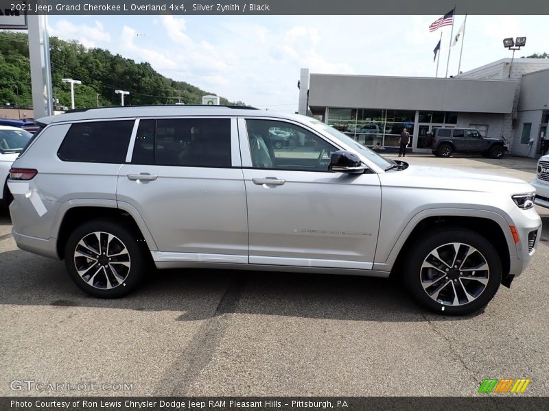 Silver Zynith / Black 2021 Jeep Grand Cherokee L Overland 4x4