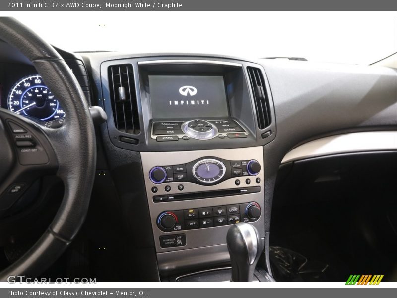 Moonlight White / Graphite 2011 Infiniti G 37 x AWD Coupe