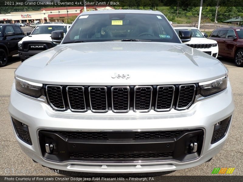 Silver Zynith / Black 2021 Jeep Grand Cherokee L Overland 4x4