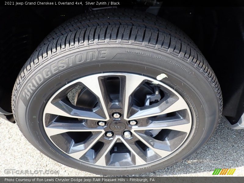 Silver Zynith / Black 2021 Jeep Grand Cherokee L Overland 4x4