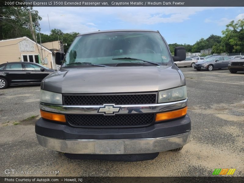 Graystone Metallic / Medium Dark Pewter 2006 Chevrolet Express LS 3500 Extended Passenger van