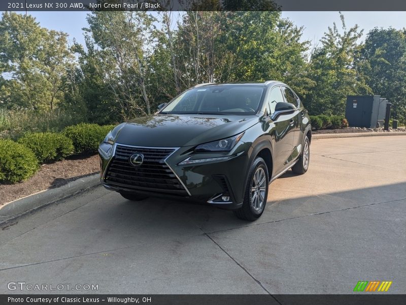 Nori Green Pearl / Black 2021 Lexus NX 300 AWD