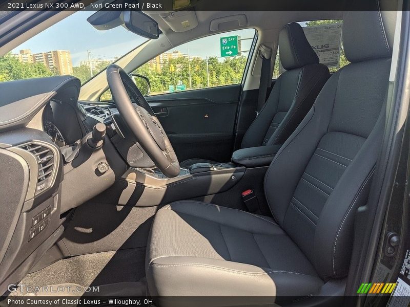 Nori Green Pearl / Black 2021 Lexus NX 300 AWD