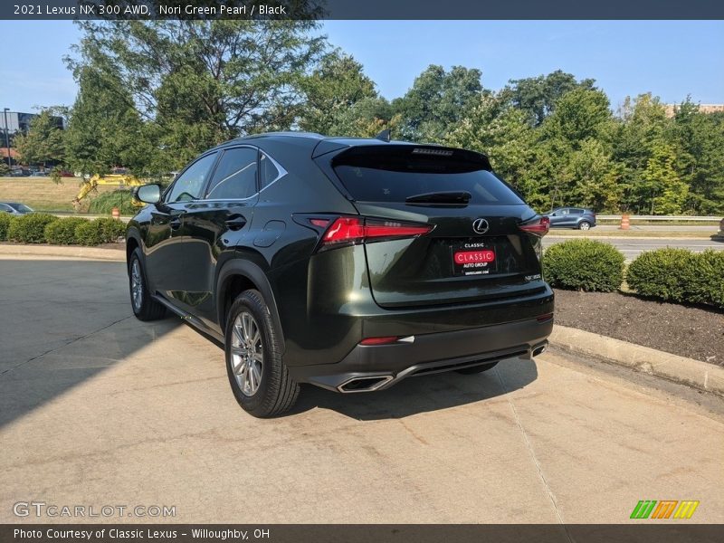 Nori Green Pearl / Black 2021 Lexus NX 300 AWD