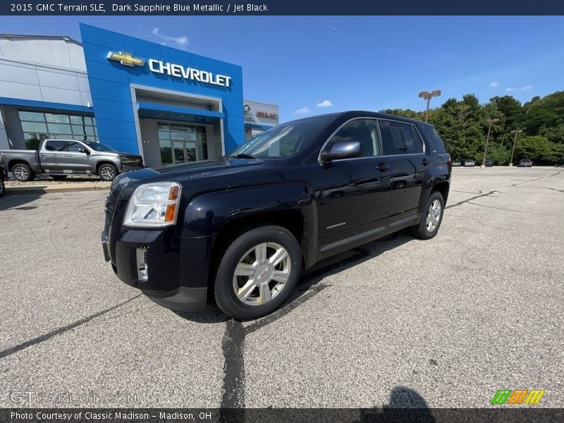 Dark Sapphire Blue Metallic / Jet Black 2015 GMC Terrain SLE