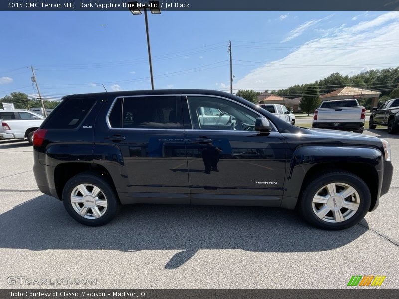 Dark Sapphire Blue Metallic / Jet Black 2015 GMC Terrain SLE