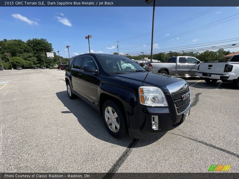 Dark Sapphire Blue Metallic / Jet Black 2015 GMC Terrain SLE
