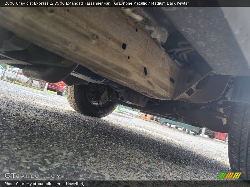 Graystone Metallic / Medium Dark Pewter 2006 Chevrolet Express LS 3500 Extended Passenger van