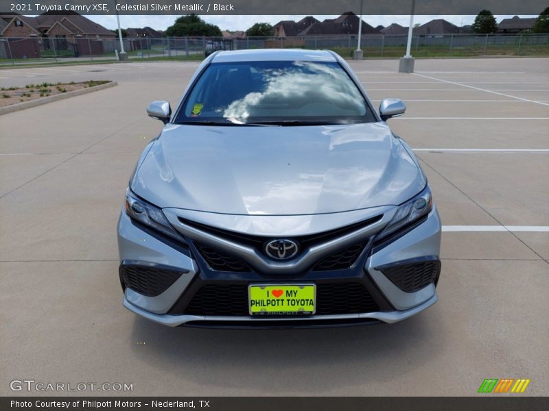 Celestial Silver Metallic / Black 2021 Toyota Camry XSE