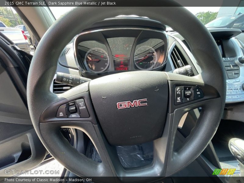 Dark Sapphire Blue Metallic / Jet Black 2015 GMC Terrain SLE