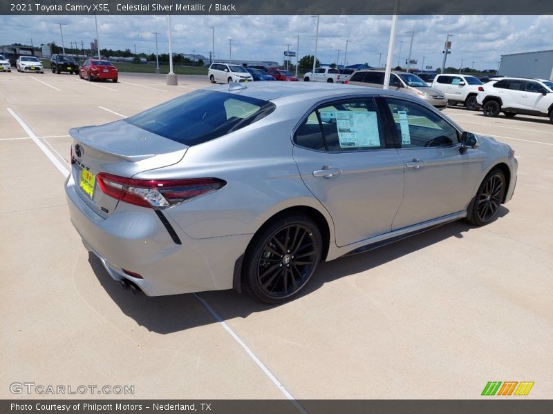Celestial Silver Metallic / Black 2021 Toyota Camry XSE