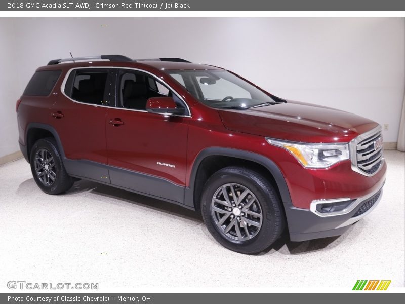 Crimson Red Tintcoat / Jet Black 2018 GMC Acadia SLT AWD