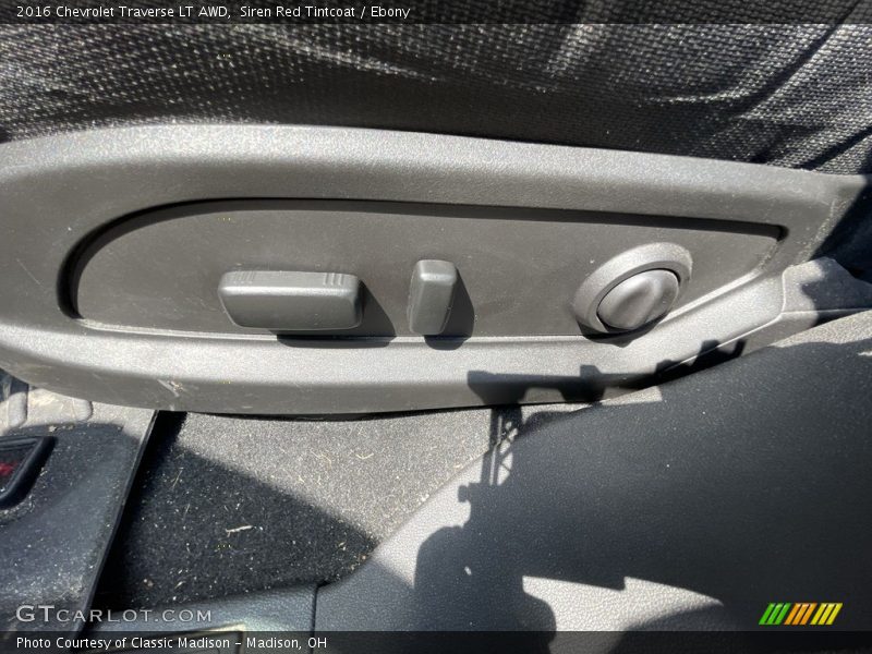 Siren Red Tintcoat / Ebony 2016 Chevrolet Traverse LT AWD