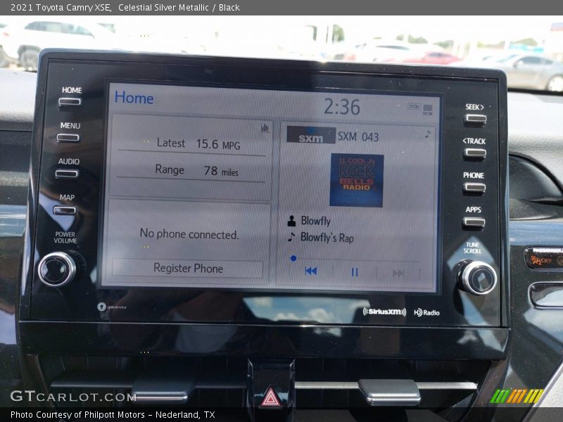Celestial Silver Metallic / Black 2021 Toyota Camry XSE