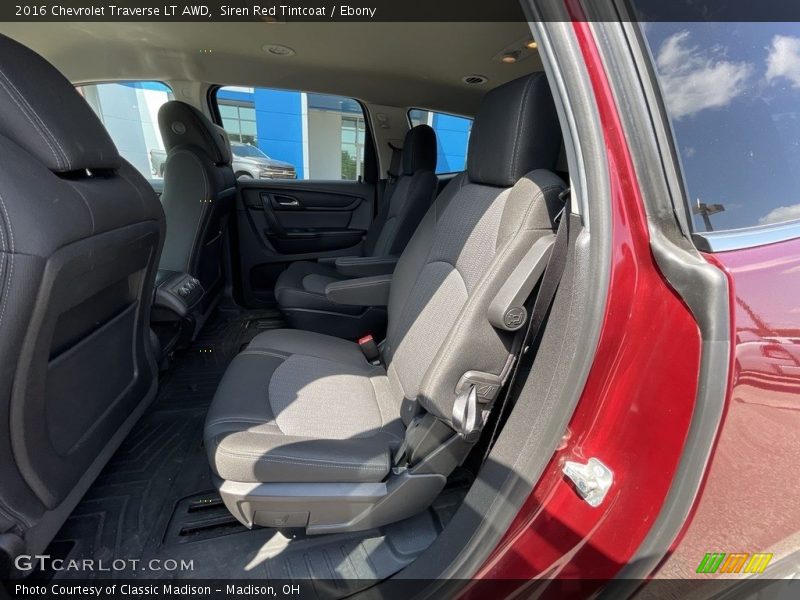 Siren Red Tintcoat / Ebony 2016 Chevrolet Traverse LT AWD