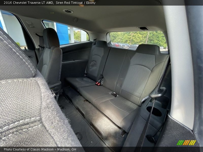 Siren Red Tintcoat / Ebony 2016 Chevrolet Traverse LT AWD