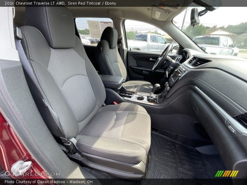 Siren Red Tintcoat / Ebony 2016 Chevrolet Traverse LT AWD