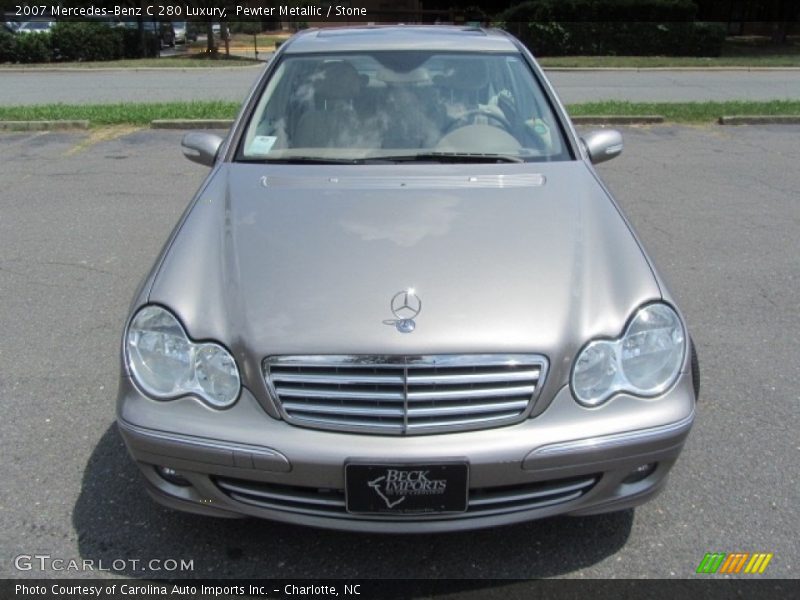 Pewter Metallic / Stone 2007 Mercedes-Benz C 280 Luxury