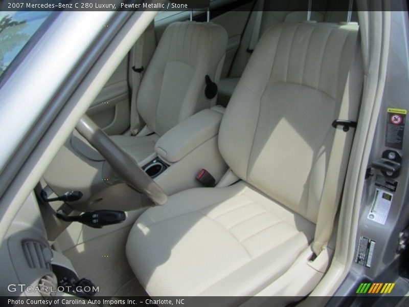 Pewter Metallic / Stone 2007 Mercedes-Benz C 280 Luxury