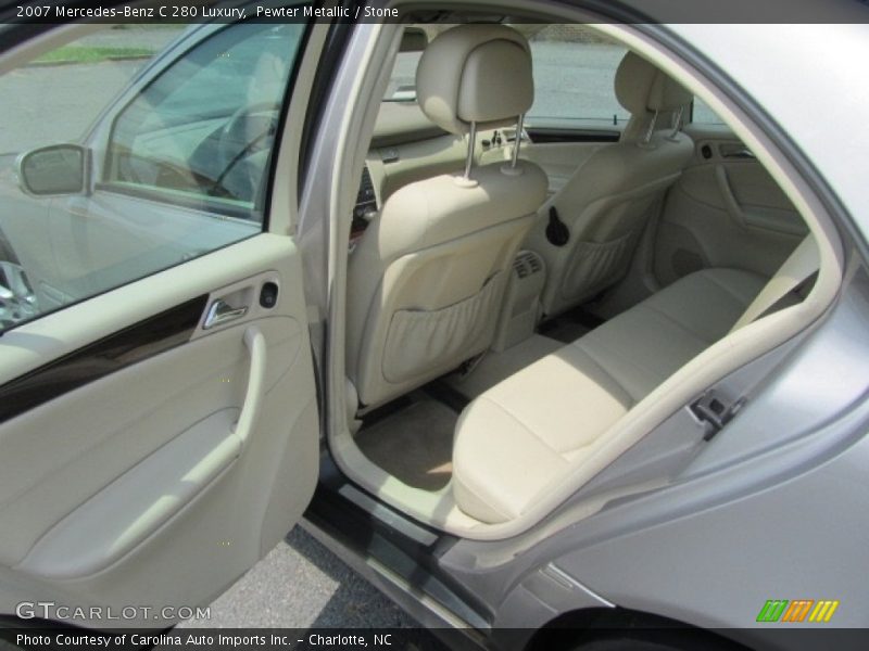 Pewter Metallic / Stone 2007 Mercedes-Benz C 280 Luxury