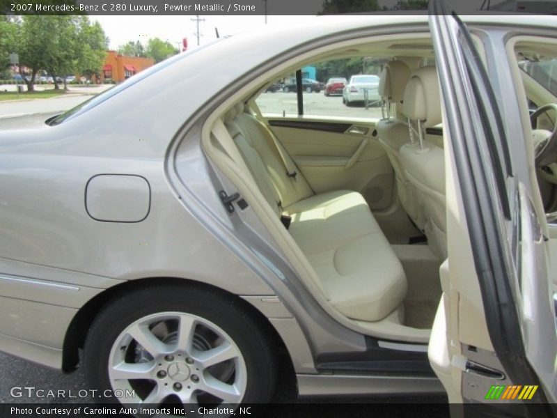 Pewter Metallic / Stone 2007 Mercedes-Benz C 280 Luxury