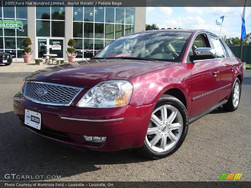 Merlot Metallic / Pebble Beige 2005 Ford Five Hundred Limited