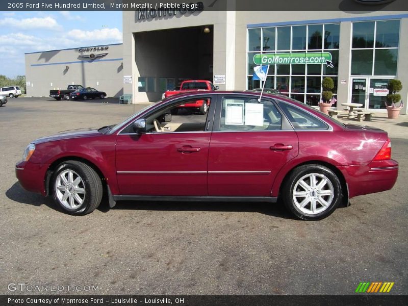 Merlot Metallic / Pebble Beige 2005 Ford Five Hundred Limited