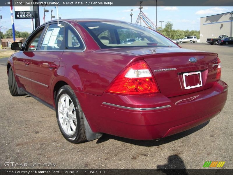 Merlot Metallic / Pebble Beige 2005 Ford Five Hundred Limited