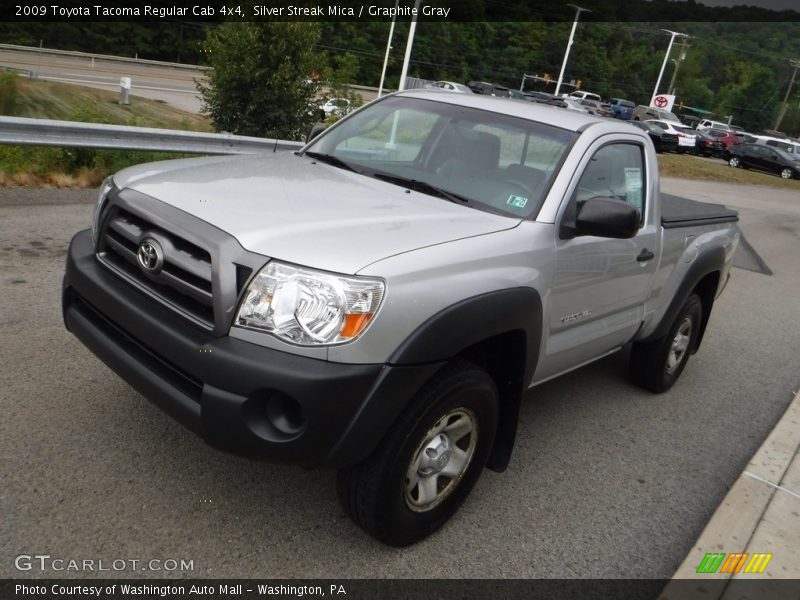 Silver Streak Mica / Graphite Gray 2009 Toyota Tacoma Regular Cab 4x4