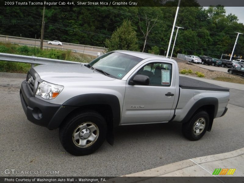 Silver Streak Mica / Graphite Gray 2009 Toyota Tacoma Regular Cab 4x4