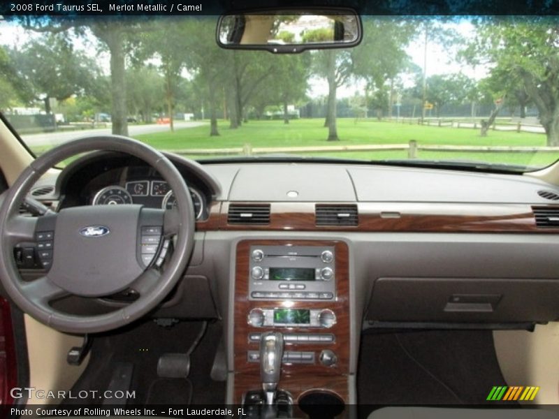 Merlot Metallic / Camel 2008 Ford Taurus SEL