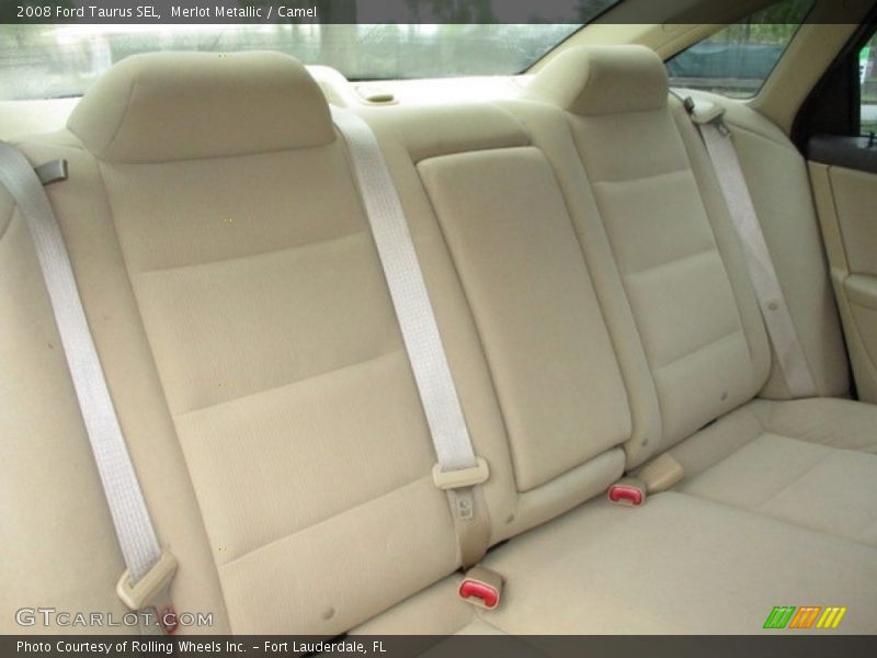 Merlot Metallic / Camel 2008 Ford Taurus SEL